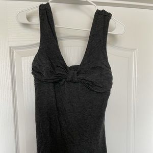 Express top charcoal grey size m